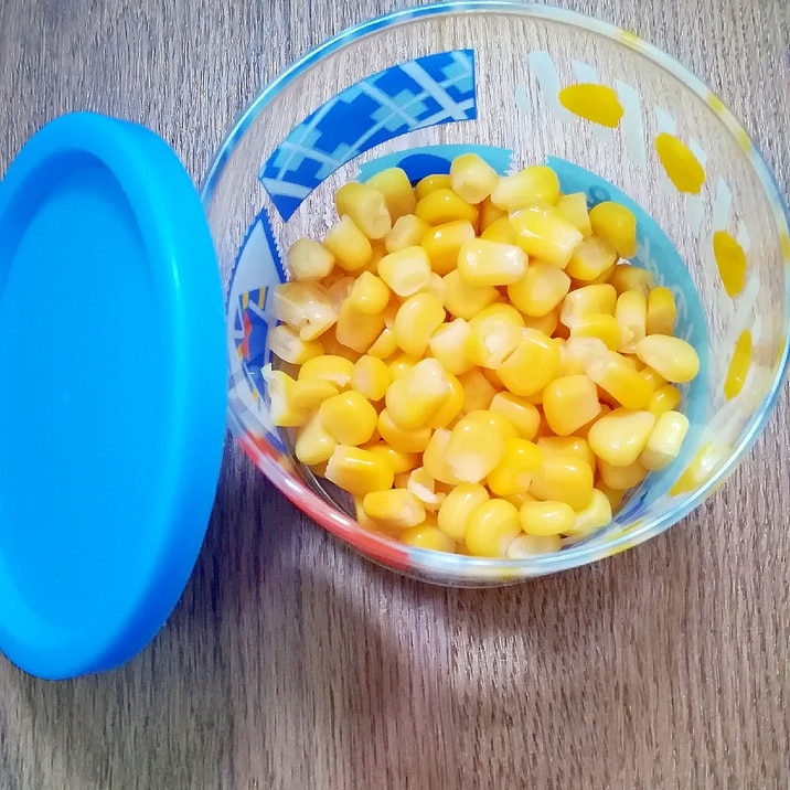 使い切れないコーンの缶詰の冷凍保存方法 レシピ 作り方 By みずたまsweet 楽天レシピ